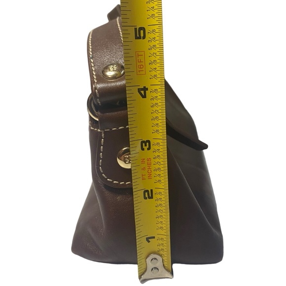 Vintage Kate Spade Soft Leather Baguette Bag, Brown, Gold Tone Hardware - Picture 6 of 12